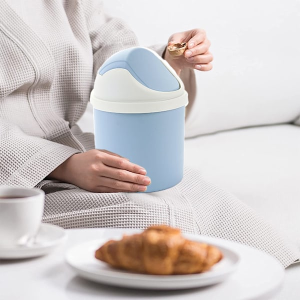 Plast Mini Avfallskorg Papperskorg Liten Skrivbordsavfall Papperskorg