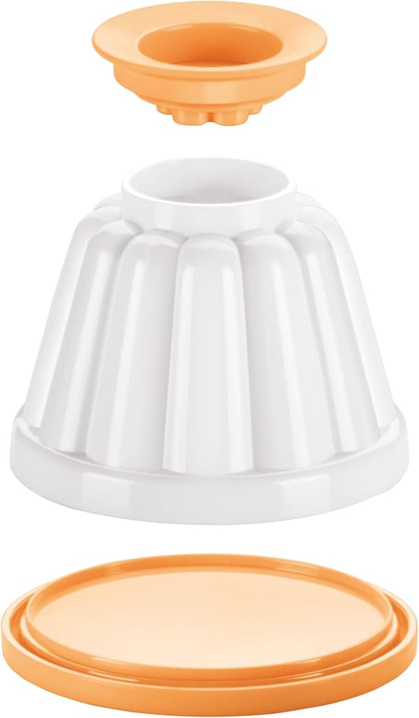 4 buddingforme - buddingkopper - kopper med låg - cremeforme - 150 ml - DIY - dessertfremstillingsværktøjer - 7 cm - hvid