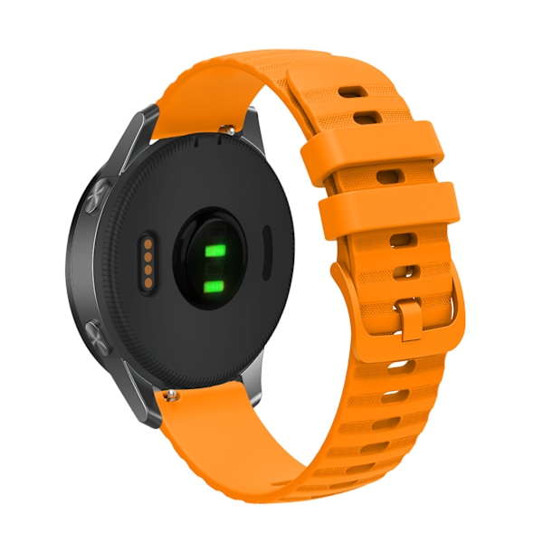 Klockarmband silikon Samsung Galaxy Watch 5/4 40mm 44mm/Gear Sport, Huawei Watch GT3 42 mm, Honor Watch SE, Huami Amazfi Orange 20 mm Orange 20 mm