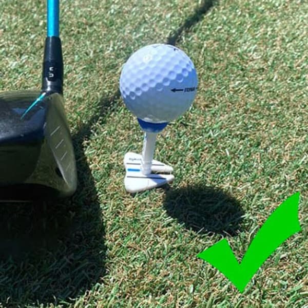 2026 New 4pcs Professional Plastic Golf Tees 3-1/4 Inch Unbreakable Golf Tees with Triangle Mark Adjustable Height Aiming Direction Gift Box