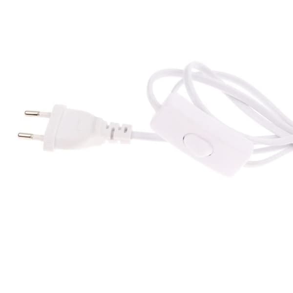E27 Socket - 40 cm White Flexible Hose - 2-Pack - LED - Flexible Clamp - Integrated Switch - Omnidirectional Base