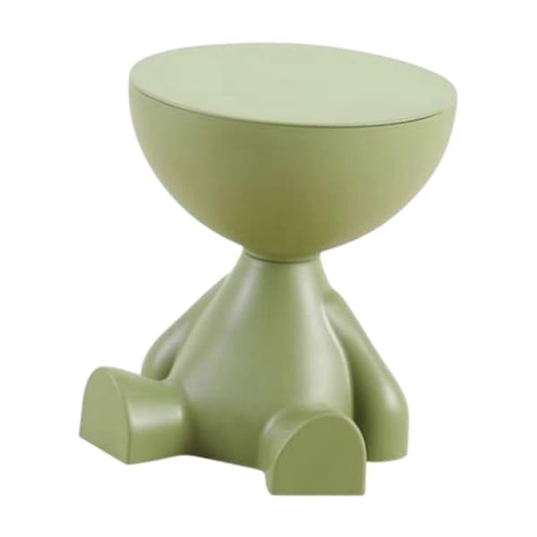 Compact Sofa Side Drink Table, Decorative Accent Table for Living Room, Bathroom, Office, Patio Green