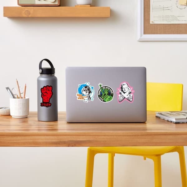 100 st Mode Graffiti Stickers Vattentät Laptop Bagage Skate multicolor