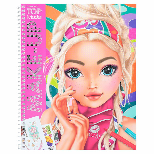 TOPModel Make-up Designbok multifärg