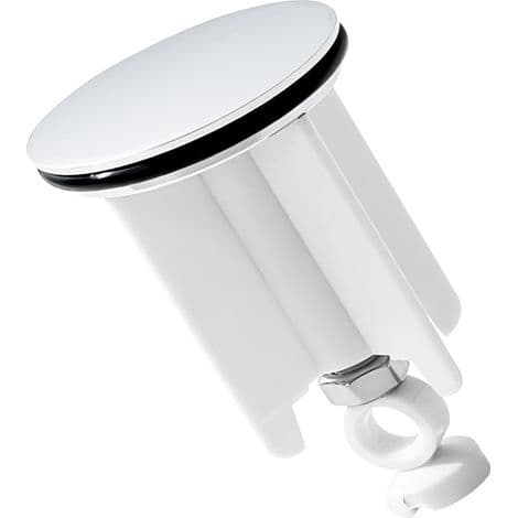 Universal Sink Plug - Adjustable Chrome-Plated Brass Plug - High-Strength Sink Plug