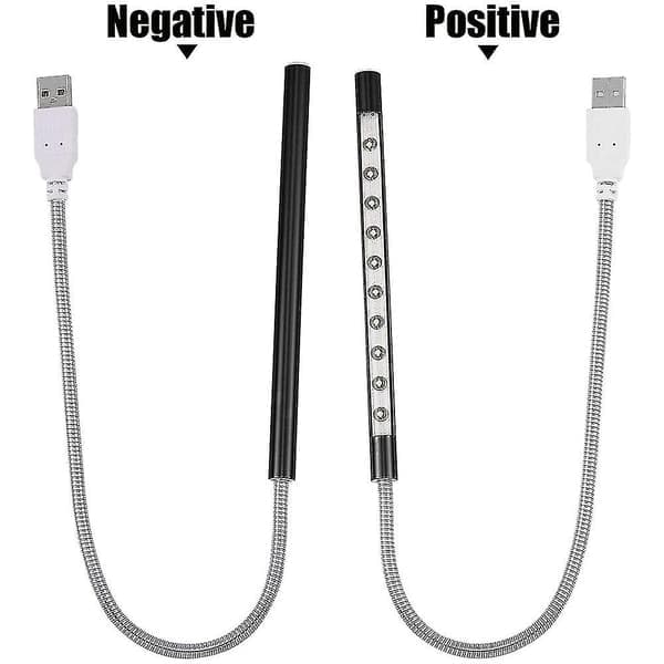 Bærbar tastaturbelysning med USB LED, lang svanehals, berøringsdimmer
