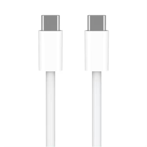 2-pack iPhone 15/16 USB-C Charging Cable - 1M USB-C to USB-C Charging and Sync Cable, Fast Charging, White