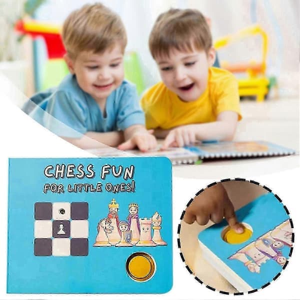 2026 Interactive Chess Book for Kids - Fun Strategy Games for Beginner Boys and Girls Learn to Play Chess