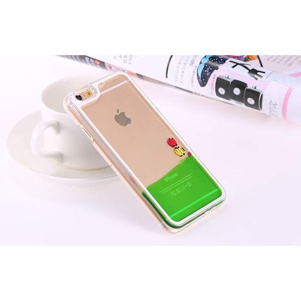 Flytande Akvarium Fisk Skal iPhone 6/6S - fler färger Grön Grön