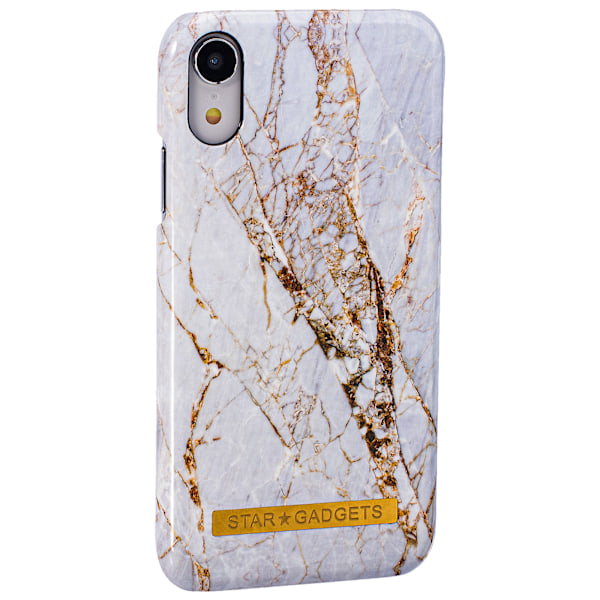 iPhone XR - Skal / Skydd / Blommor / Marmor Rosa Rosa