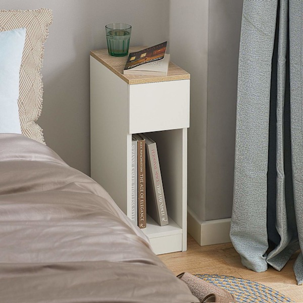 SoBuy Sidobord Förvaringsbord Soffbord Cafébord FBT111-HG Grey Grey