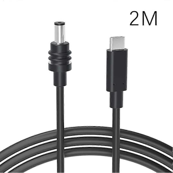 Til Starlink Mini USB C til DC 5.5mm x 2.1mm Strømkabel, 20V 100W Ladekabel, Erstatningskabel Til Starlink Mini Dele, størrelse 2m