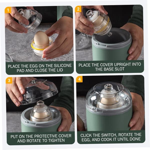Electric Egg Scrambler, Portable Egg Mixer for Golden Boiled Eggs, Efficient Stirring Tool, Multifunctional Yolk and White Blender for the Kitchen