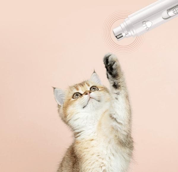 Hundeklo med LED-lys, elektrisk kjæledyrneglsliper, egnet