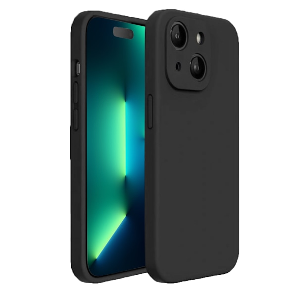 iPhone 13 Skal - Matt Svart med Kameraskydd | Slitstarkt och Stilrent Skydd