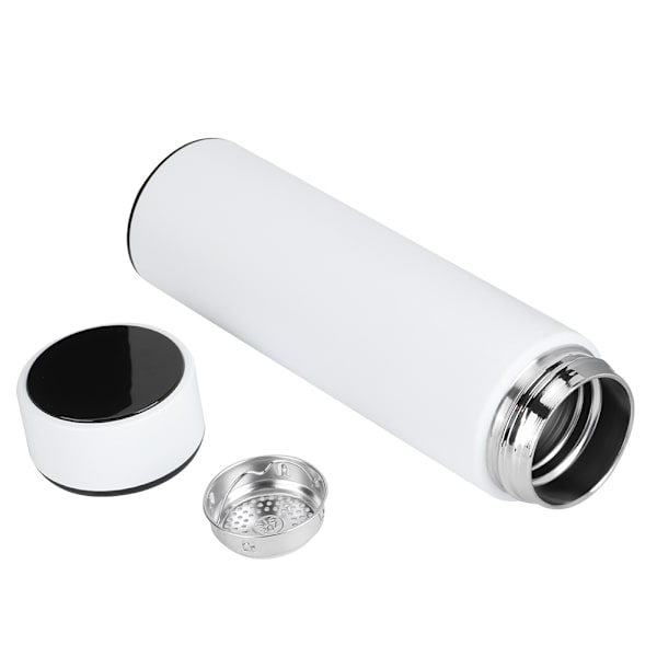 500ml LED intelligent temperaturdisplay isolerad vattenflaska termisk vakuumkopp