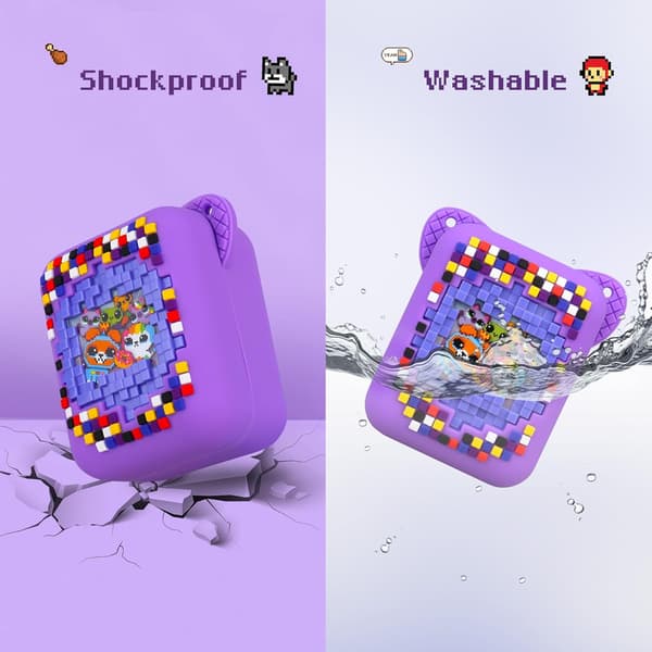 Bärväska kompatibel med Bitzee Interactive Toy Digital Pet, bärbart silikonskyddsfodral för Bitzee Digital Pet