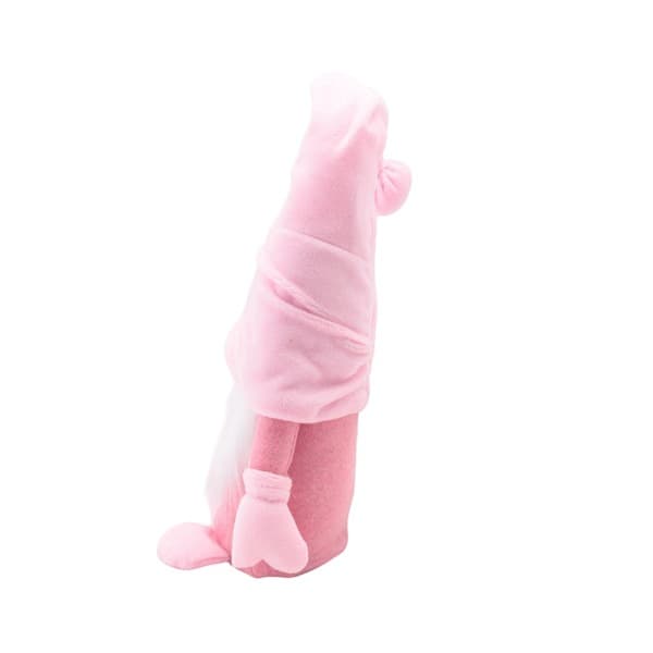 Tulpan-tema \"Rudolf\" (Tomte) Alla hjärtans dag-figur – Heminredningsprydnad (Rosa)
