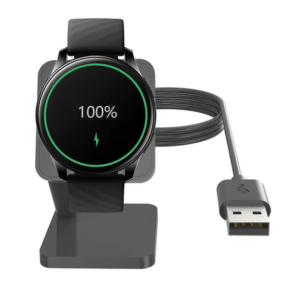 Opladningsdock til OnePlus Watch Oplader Smartwatch Bærbart Opladningsstativ med Kabel