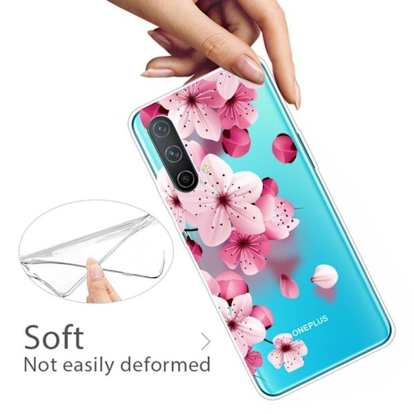 Deco OnePlus Nord CE 5G skal - Persikoblomma Rosa