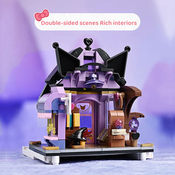 Keeppley Sanrio Byggklossar Kulomi My Melody Pompom Purin Cartoon Modell Leksak Grafikblock My Melody2 With box My Melody2 With box