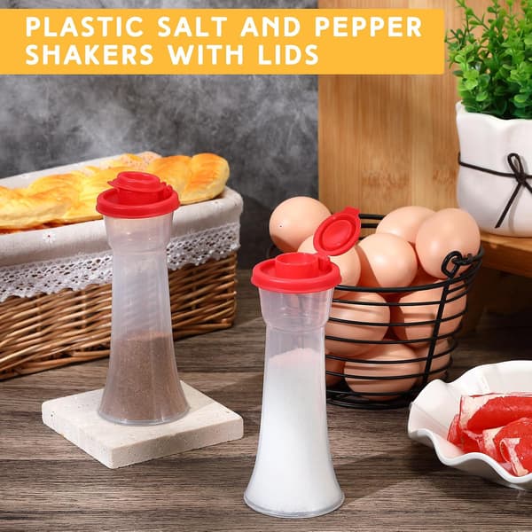 2-delad pepparströare timglas salt med lock för camping utomhus lunch hem kök restaurang