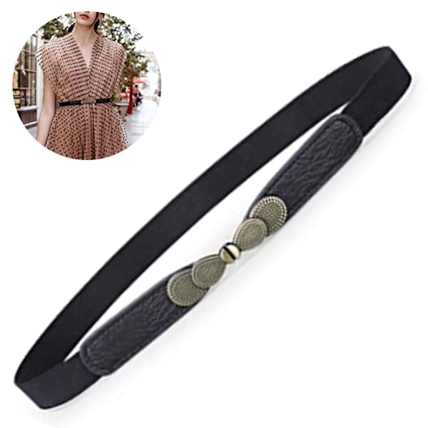 Dam bälte stretch cinch elastiskt midjeband vintage klänning bälte