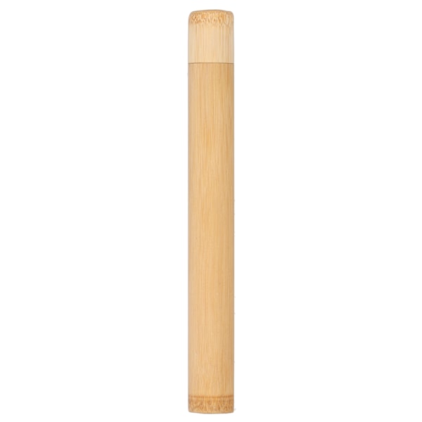 Rund teburk förvaringsbehållare naturlig miljövänlig karboniserad retro bambu rökelse tub