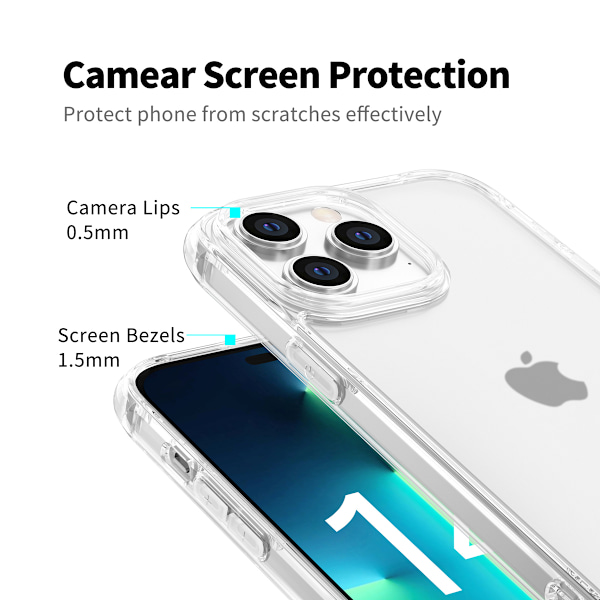 Frostig glasögonfodral - lämplig för Apple 13promax