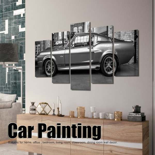 Ramfri Canvas Car Mönster Måleri Väggkonst Bild för Sovrum Vardagsrum Matsal Dekor