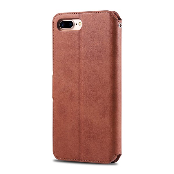 Genomtänkt Plånboksfodral (Yazunshi) - iPhone 8 Plus Blå Blå