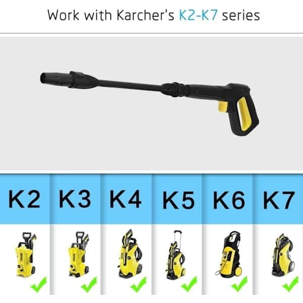 Karcher K2 K3 K4 K5 K6 K7 Kraftig Sprøytepistol - WELLNGS(bt)