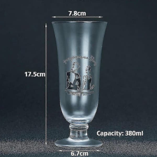 Singapore Sling -lasit, cocktail-lasit, pitkät juomalasit, mehulasit, 2 kpl:n setti