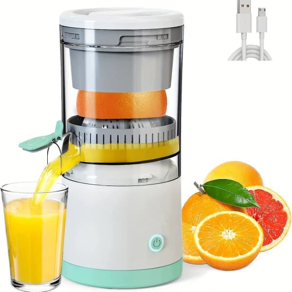 USB Elektrisk Juicer, Genopladelig Bærbar Hjemmejuicer