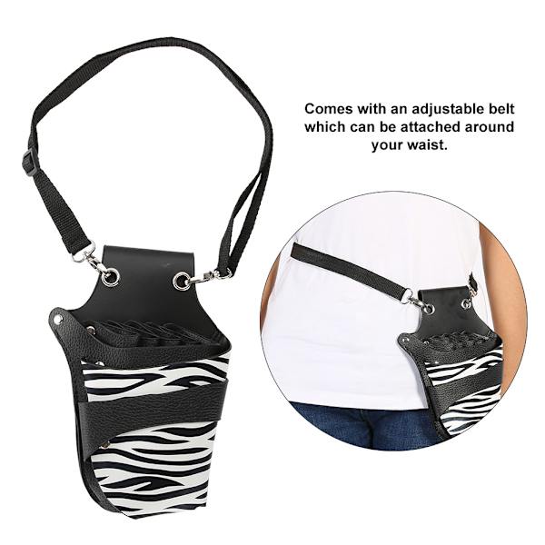 Barber Sax Holster Frisörsalong Sax Kit Väska Sax Hållare 4 Saxfickor