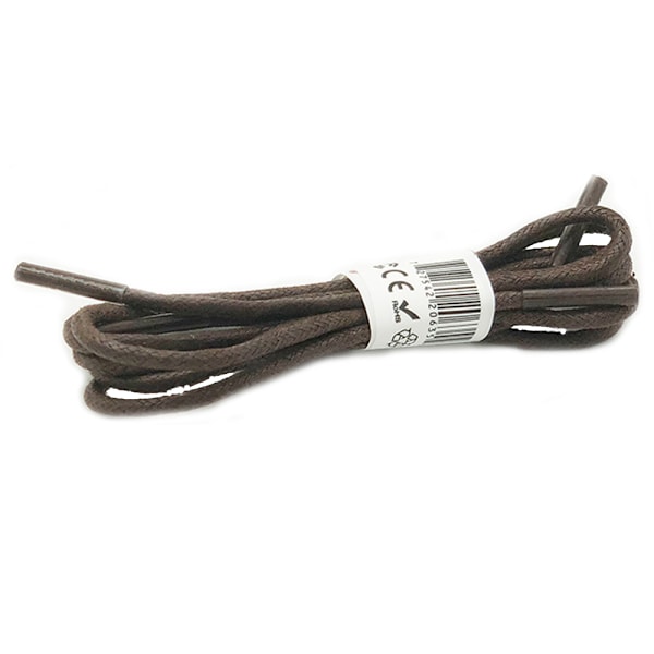 Vaxade Runda Skosnören/Skoband 100cm Mörkröd Mörkröd