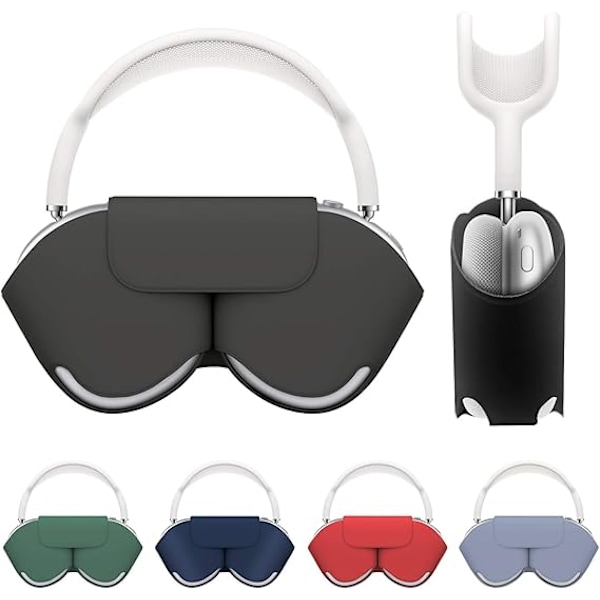 (Svart) Airpods Max-fodral, automatisk vilolägesfunktion skyddande Hea