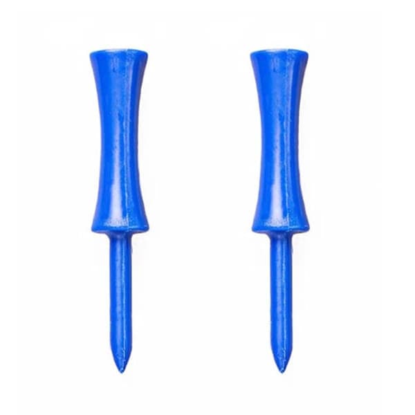 Golftees i plast/ Castle tees 39 mm (40 stk) Blå