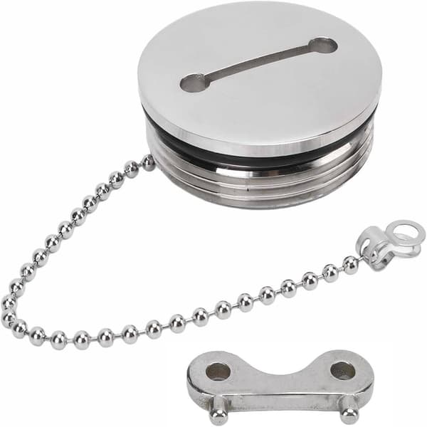 Bådbrændstoftankdæksel med nøgle 316 rustfrit stål marint gastankdæksel til båd yacht 38mm 38mm