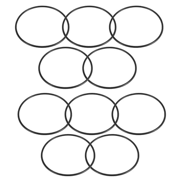 10 stk. metriske O-ringe sort nitrilgummi 100 mm OD 3 mm tykkelse Sort Black 100*3*94Mm