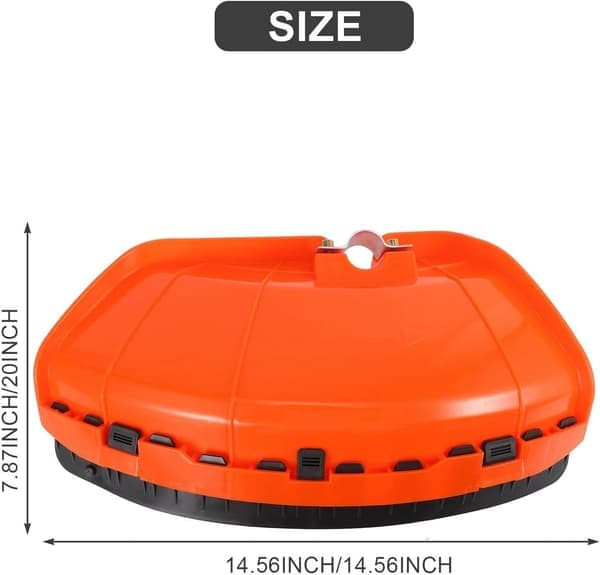 Röjsåg Gräsklippare Skydd Lättvikt Plast Gräsklippare Bladskydd Passar för 26mm/28mm