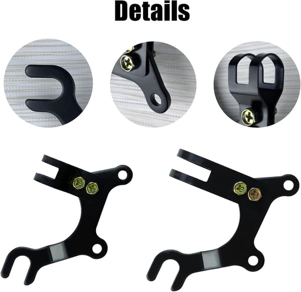 Bremskaliperadapter 2 stk 160/31,8 mm skivebremsekaliperomformer sykkeldeler og komponenter