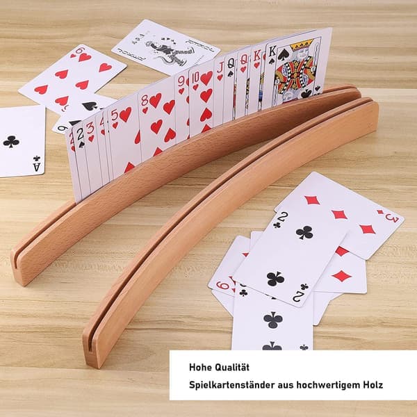 Kortholder spillekort, kortholder børn, håndfri kortstativ