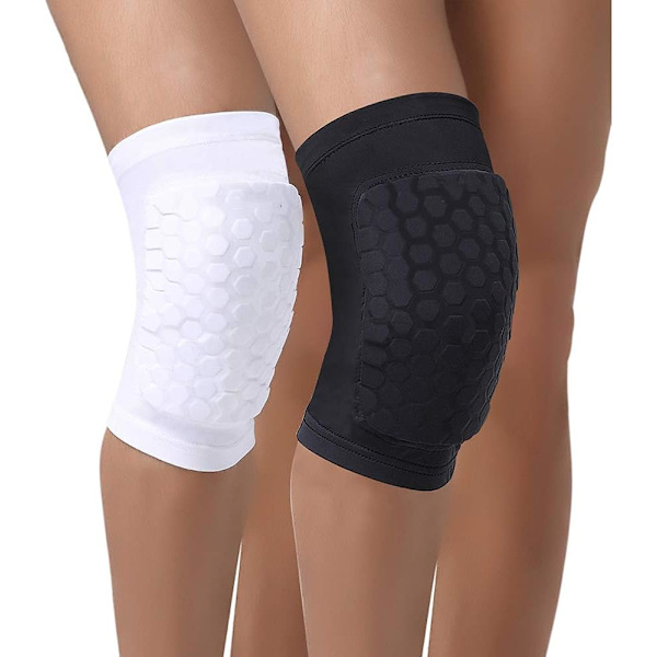 Knäskydd 1 par knäskydd stretchiga knäbandage stöd, M