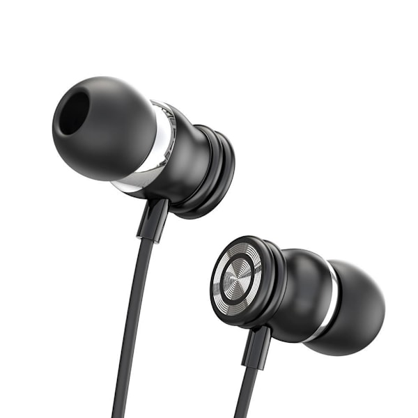 USB-C In-Ear Hörlurar med Mikrofon iPhone 15,16 /Samsung /Android - Svart Svart