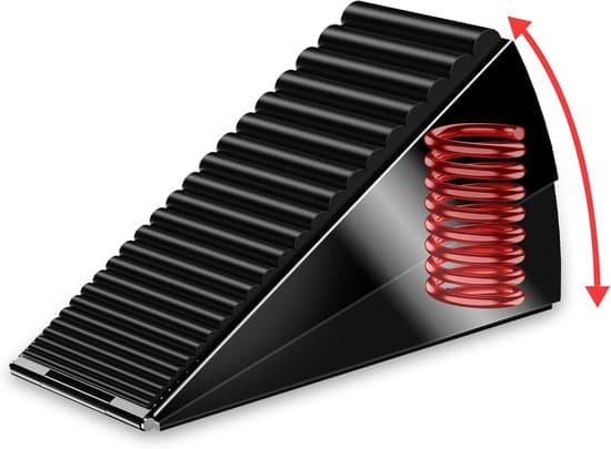 Large Door Stopper - Tall Door Wedge - Keeps Doors Open - Adjustable Spring Design - 3 Inches High - Black