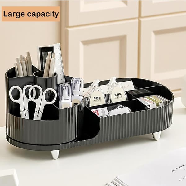 Rotating Makeup Organizer for Dressing Table Cosmetics Organizer for Storage Makeup Brush Holder Skincare O