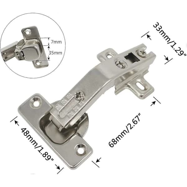 135 Degree Cabinet Hinge Foldable Kitchen Folding Combination Cabinet Door Hinge Chg135 (2-pack)