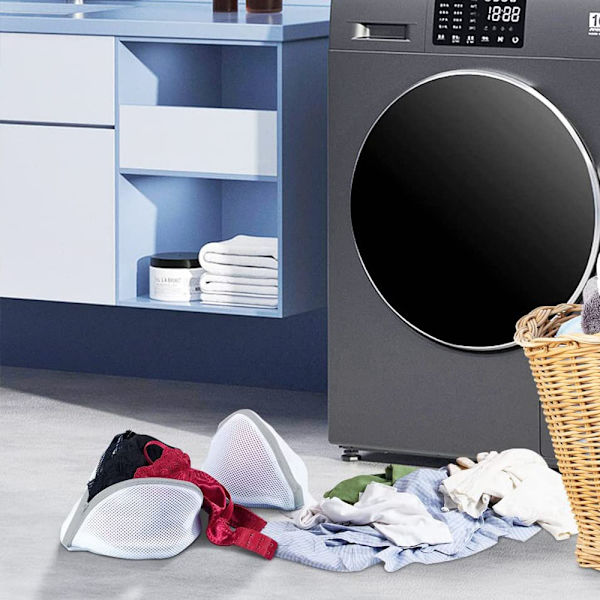 4-pack tvättpåsar för behåar, tvättpåsar för tvättmaskin, tvättpåsar för underkläder, tvättpåsar i nät