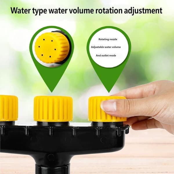 6-Nozzle Agricultural Atomizer Hose Kit - Garden Sprinkler for Irrigation